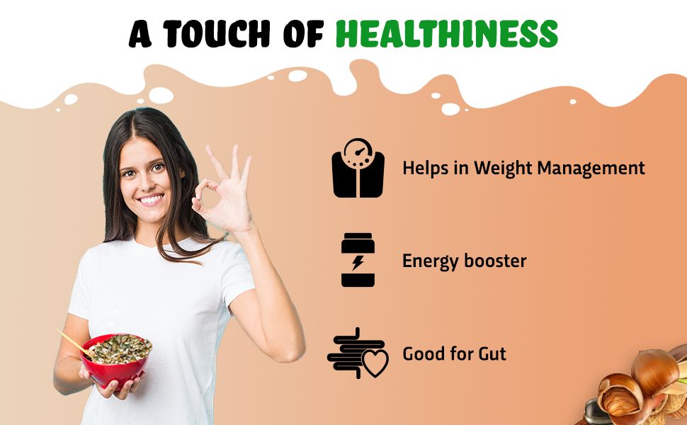 A touch of healthiness: weight management, energy, gut health