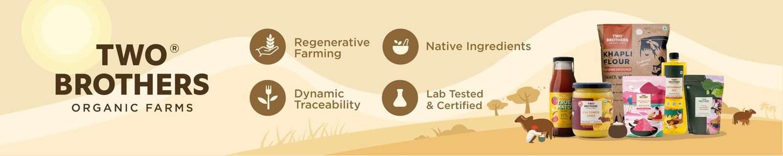 Two Brothers Organic Farms: regenerative farming, native ingredients, traceability